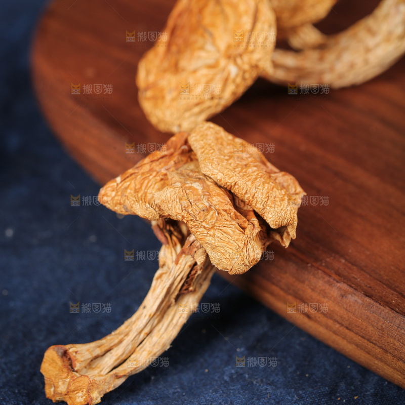 深底上的滑子菇