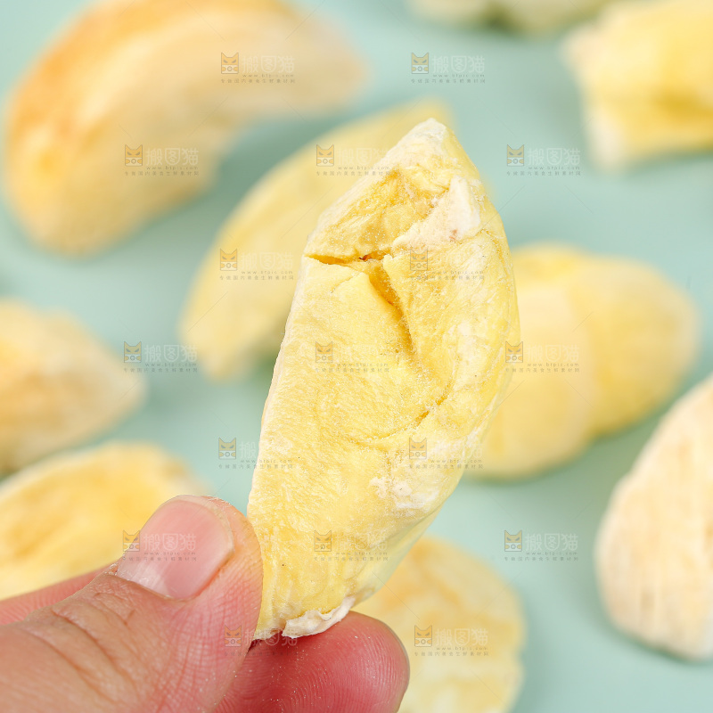 浅底上的冻干榴莲