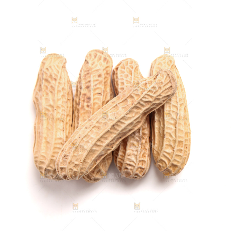 白底上的黑花生