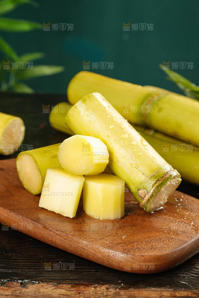 深底上的黄皮甘蔗