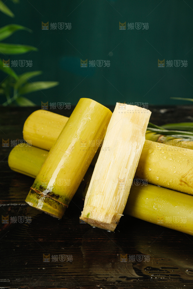 深底上的黄皮甘蔗