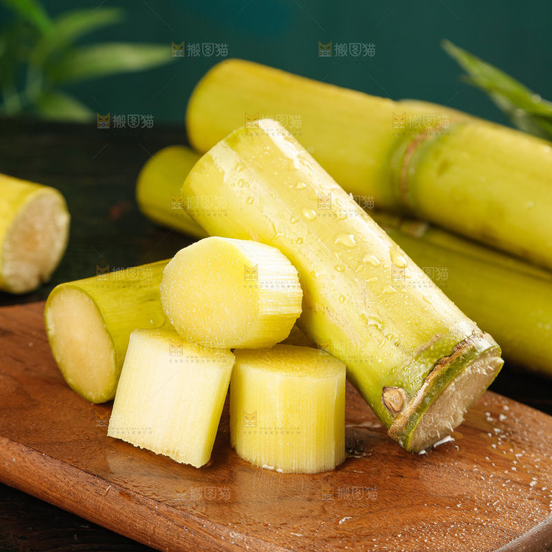 深底上的黄皮甘蔗