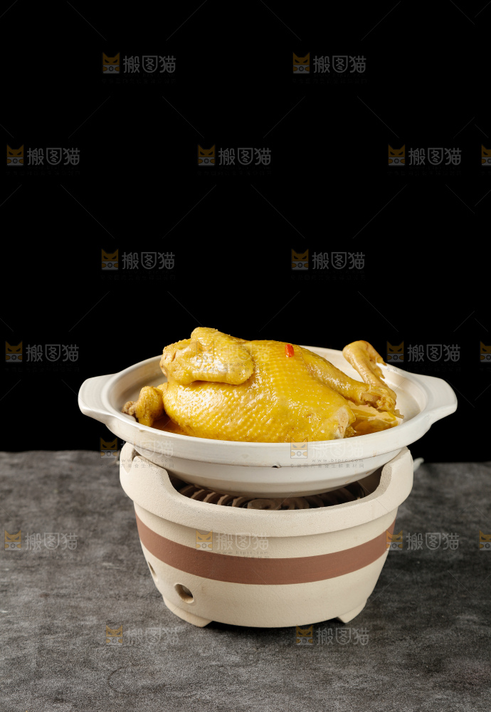深底上的鸡汤