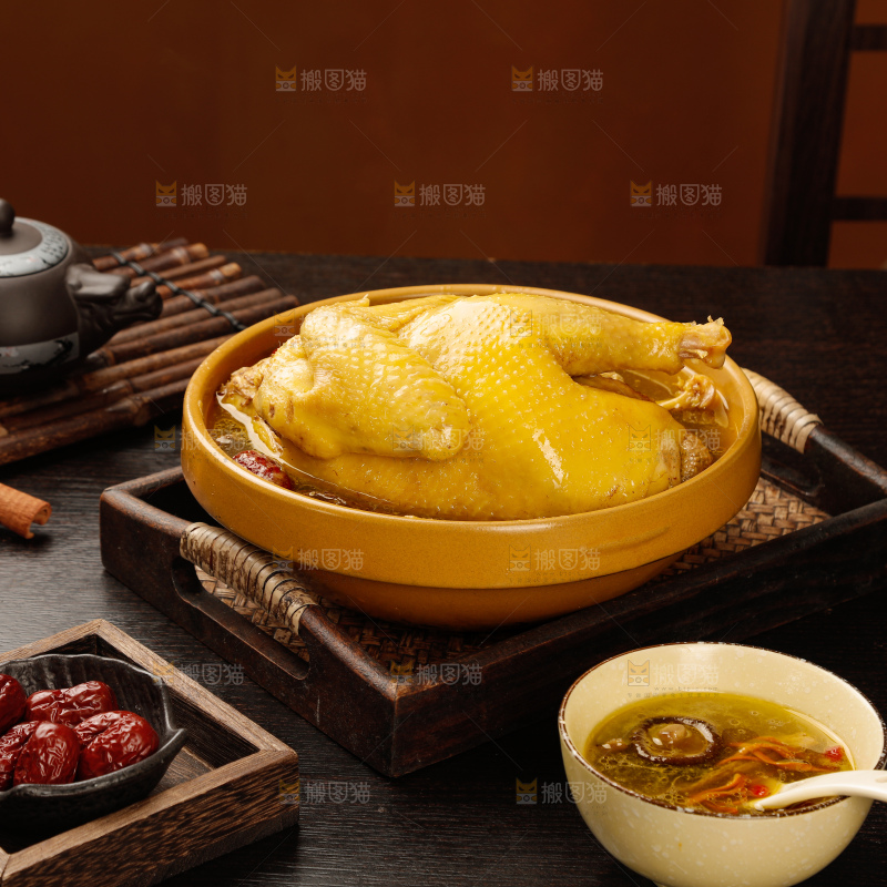 深底上的鸡汤