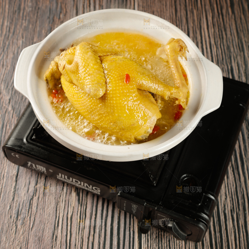 深底上的鸡汤