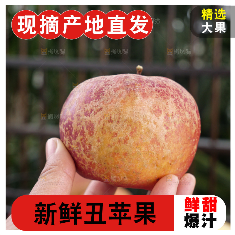 深底上的丑苹果