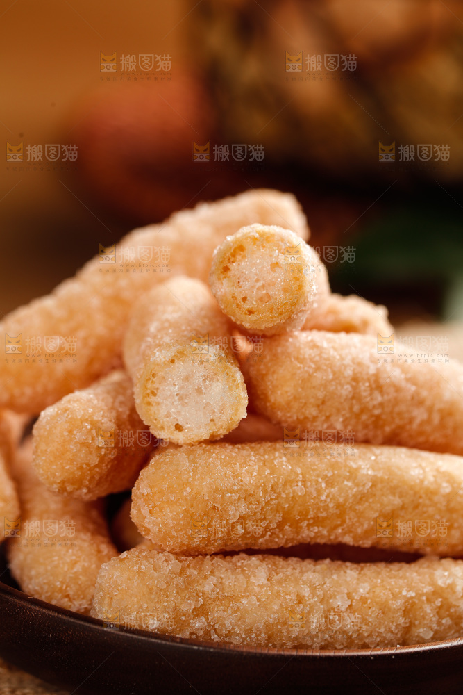 深底上的江米条