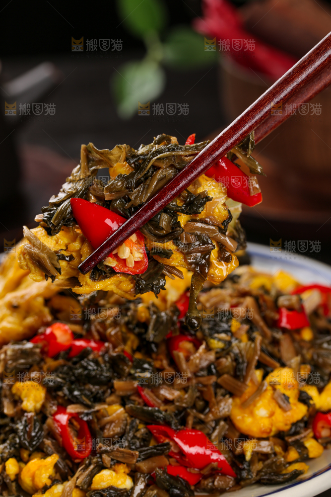 梅干菜炒鸡蛋