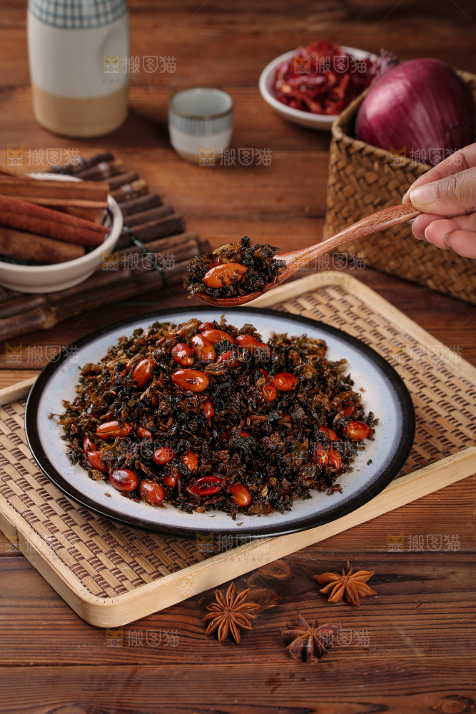 梅干菜炒花生米