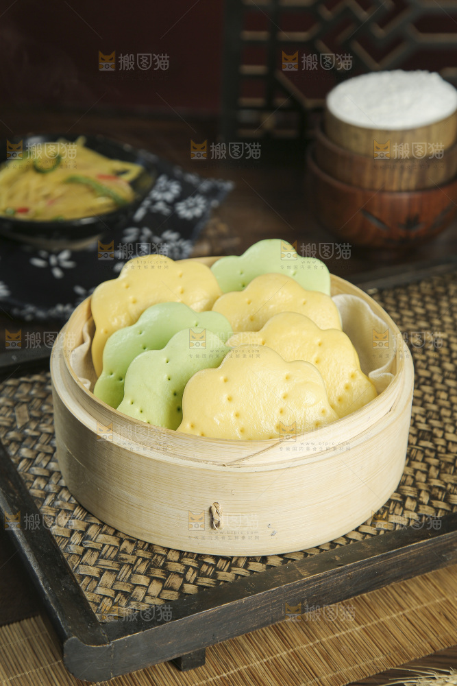 双色荷叶饼