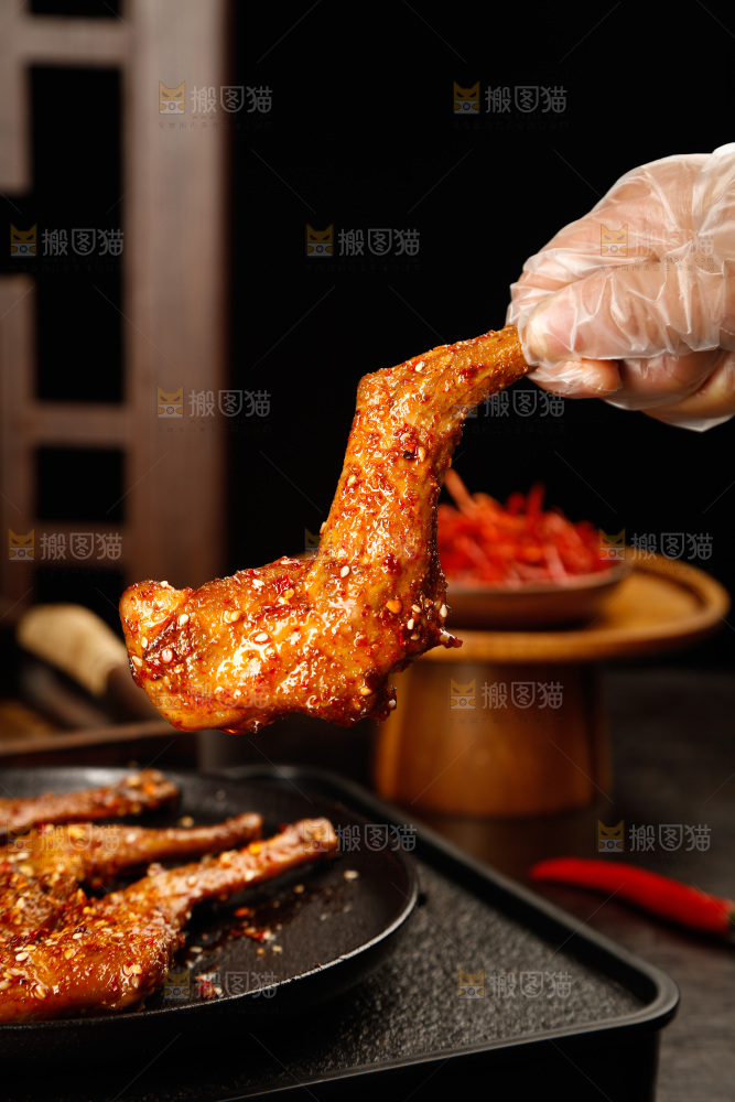 麻辣兔腿