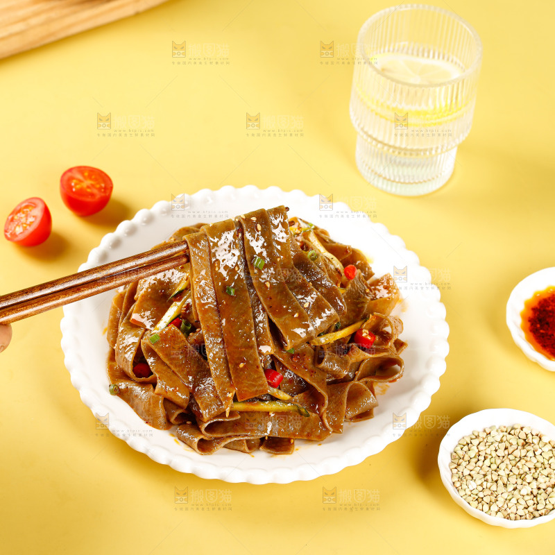 拌荞麦面皮