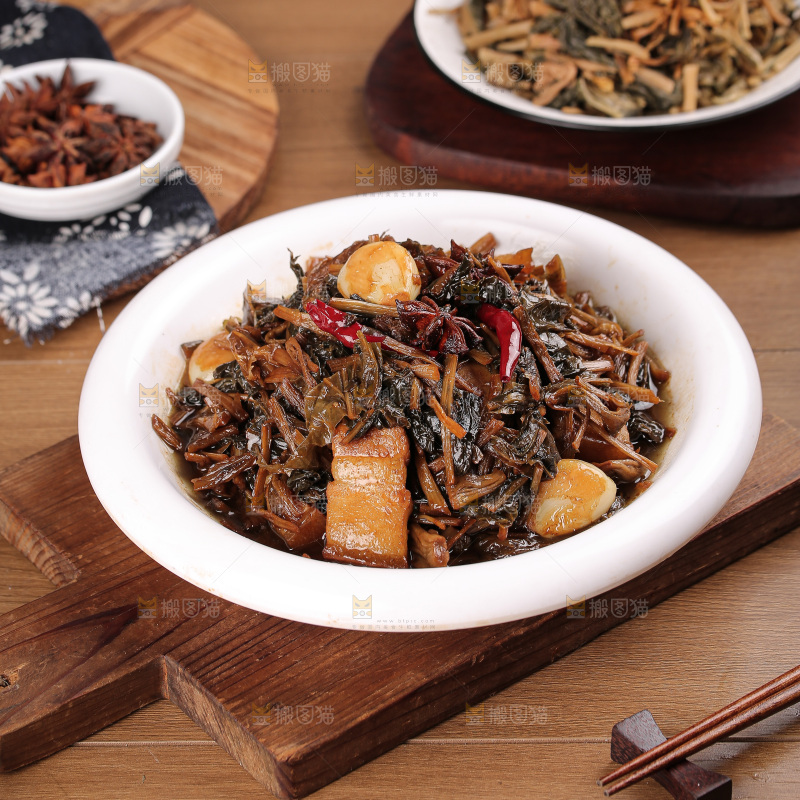 腊肉炒梅干菜