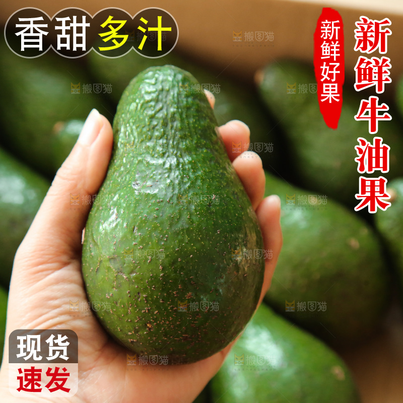 礼盒里装着牛油果