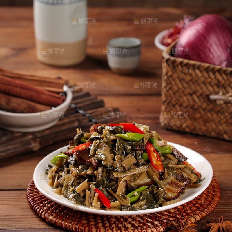 梅干菜炒腊肉