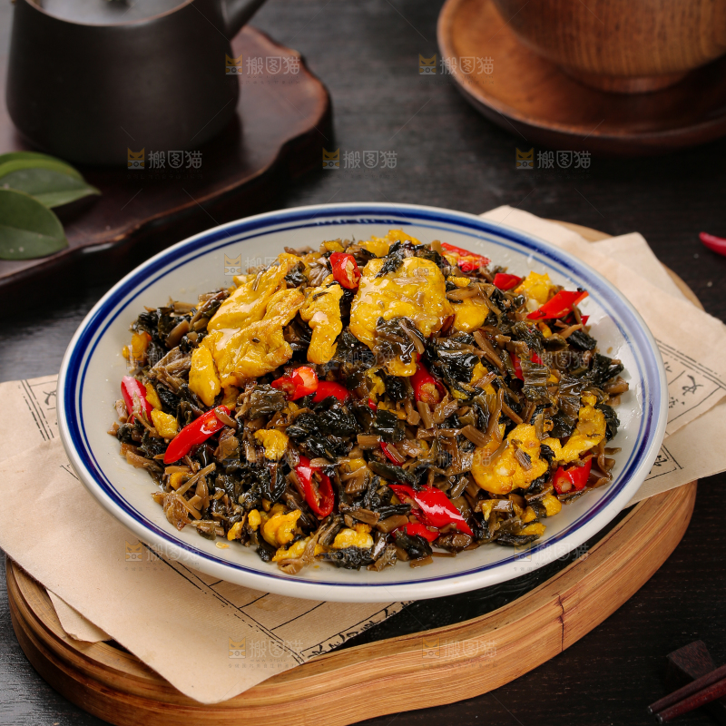梅干菜炒鸡蛋