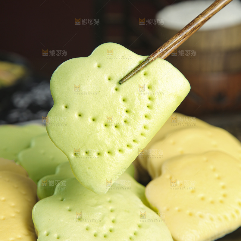 双色荷叶饼