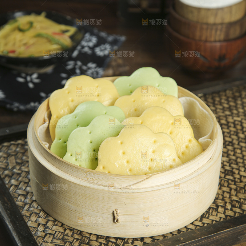 双色荷叶饼