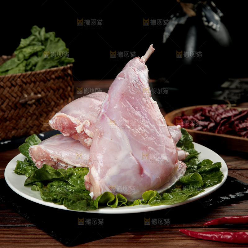 兔后腿
