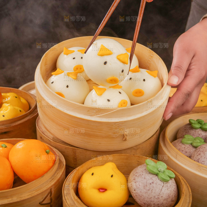 猪猪豆沙包