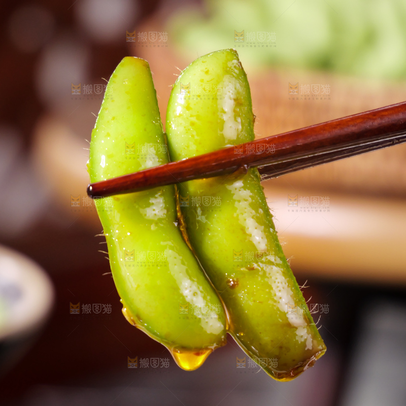 凉拌毛豆