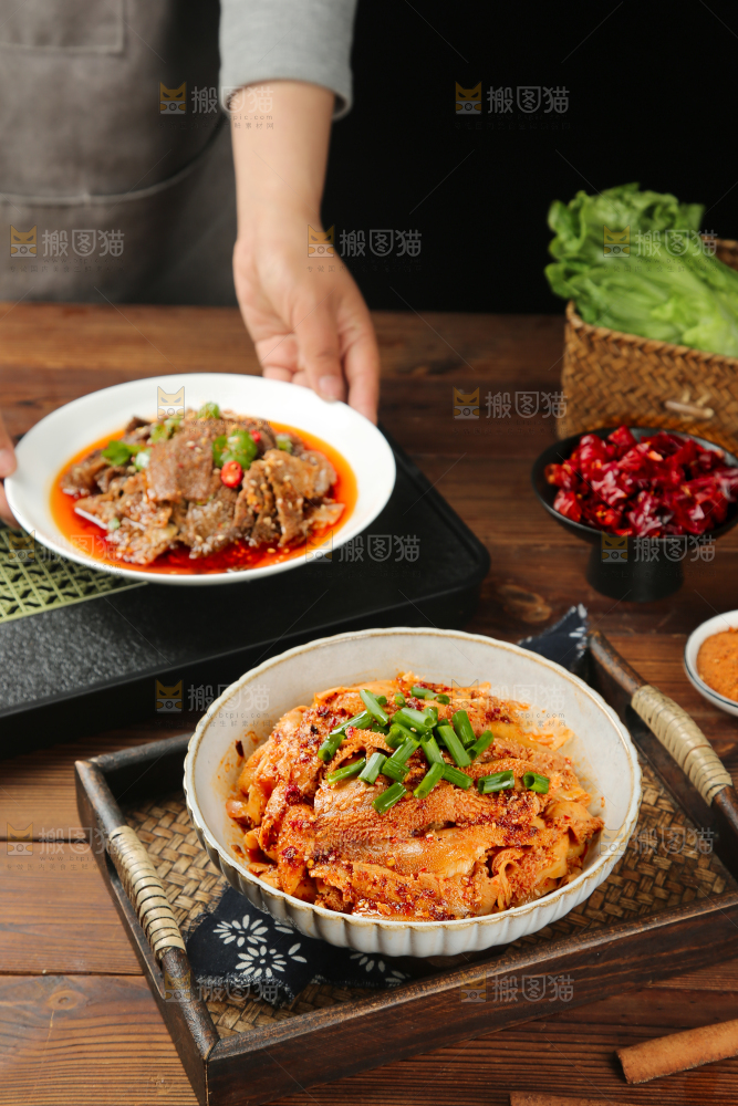 红油牛肚