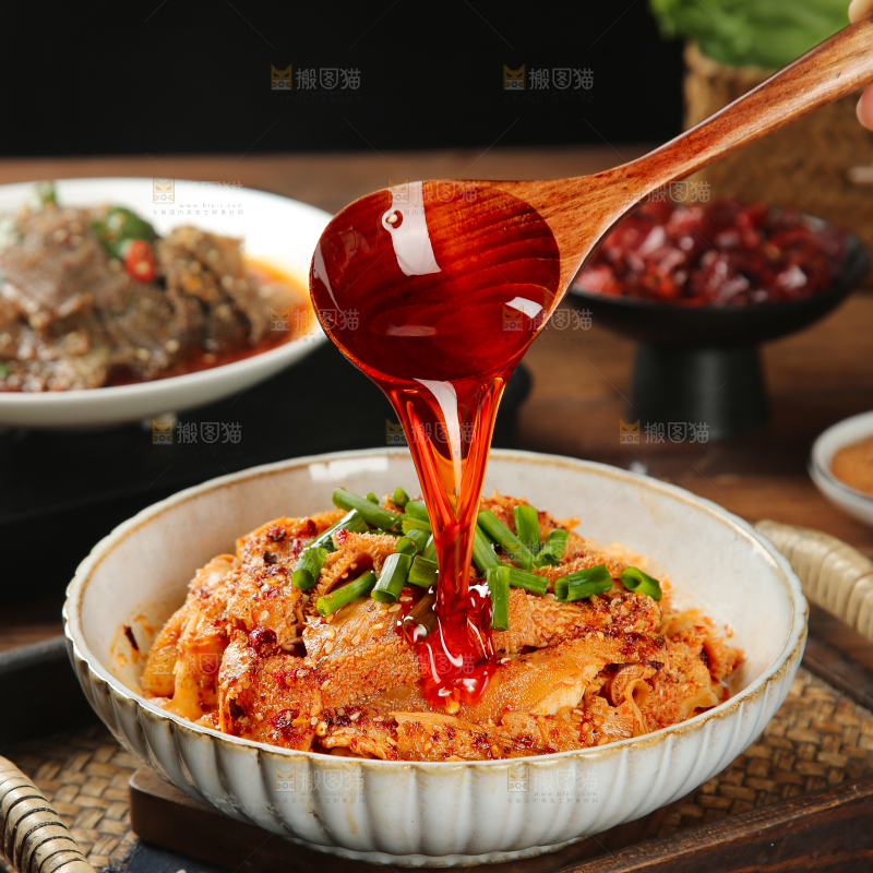 红油牛肚
