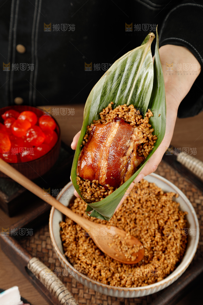 咸蛋黄肉粽