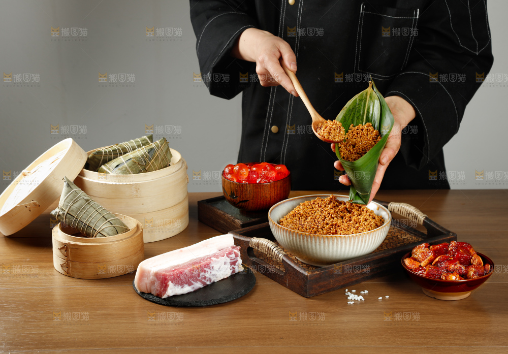 咸蛋黄肉粽