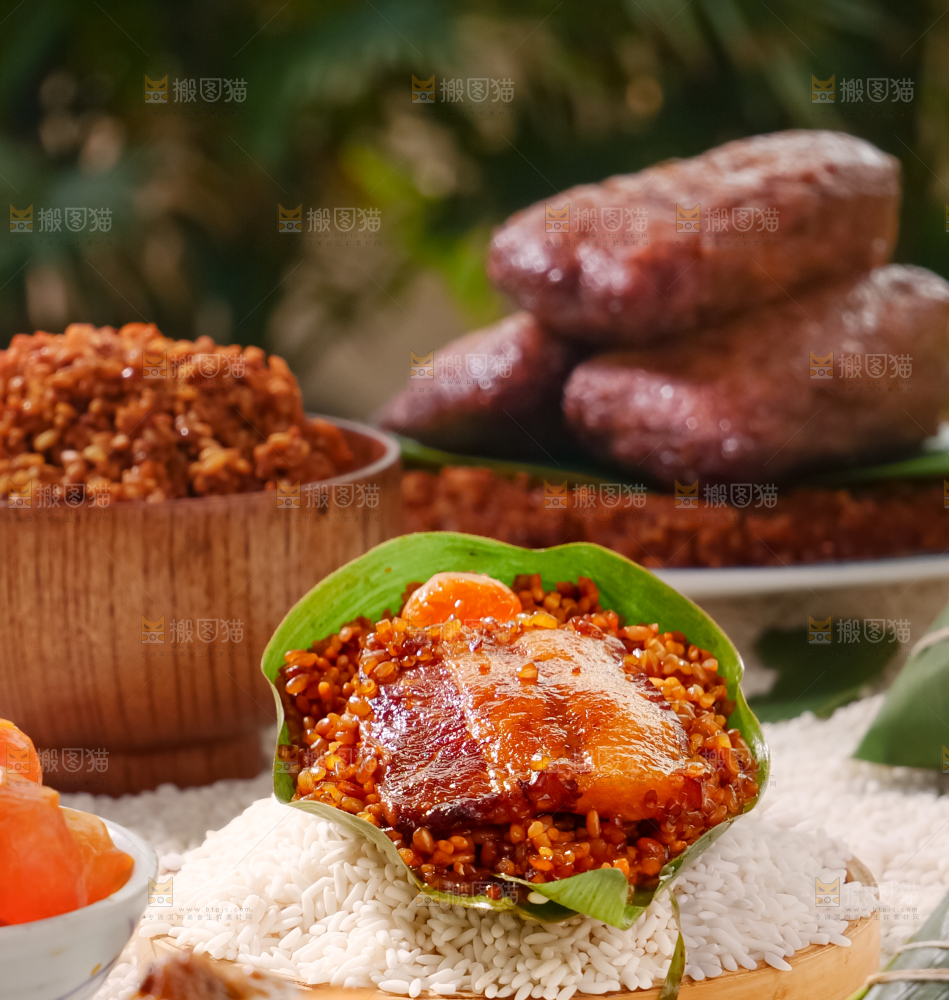 咸蛋黄肉粽