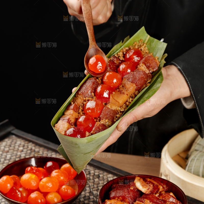 咸蛋黄肉粽