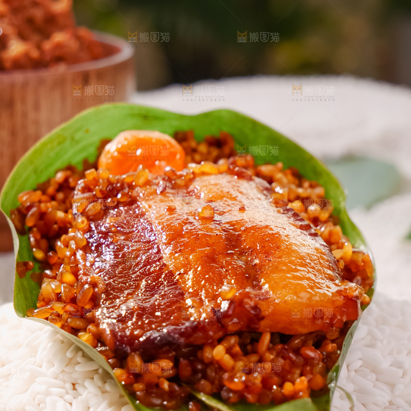 咸蛋黄肉粽