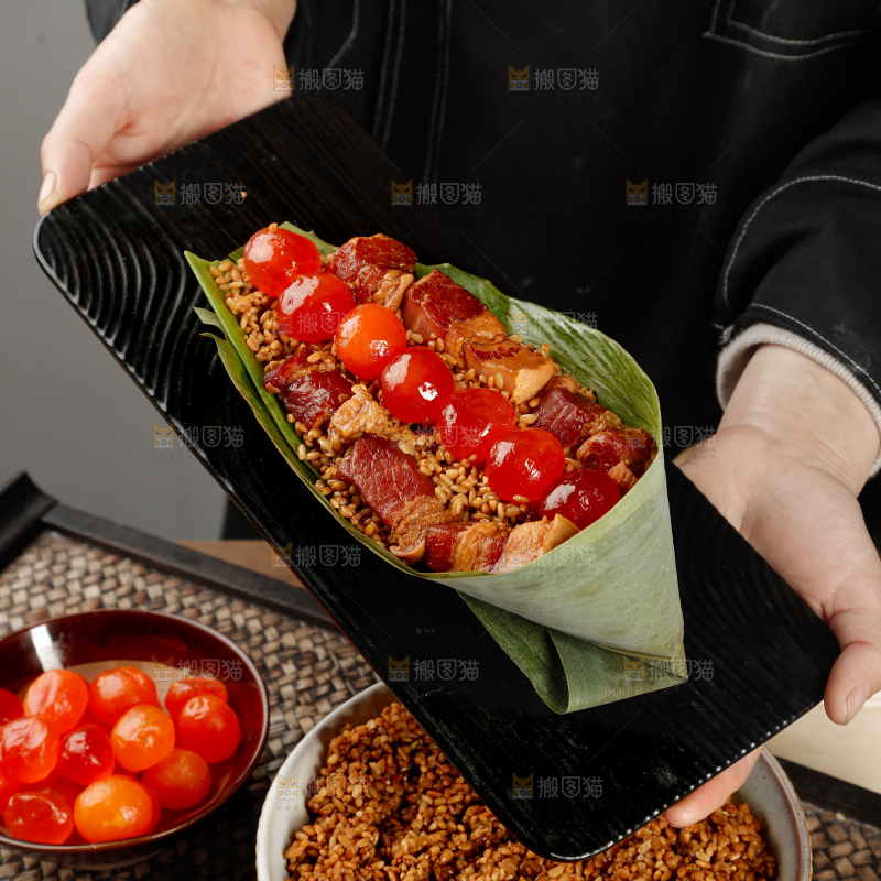 咸蛋黄肉粽