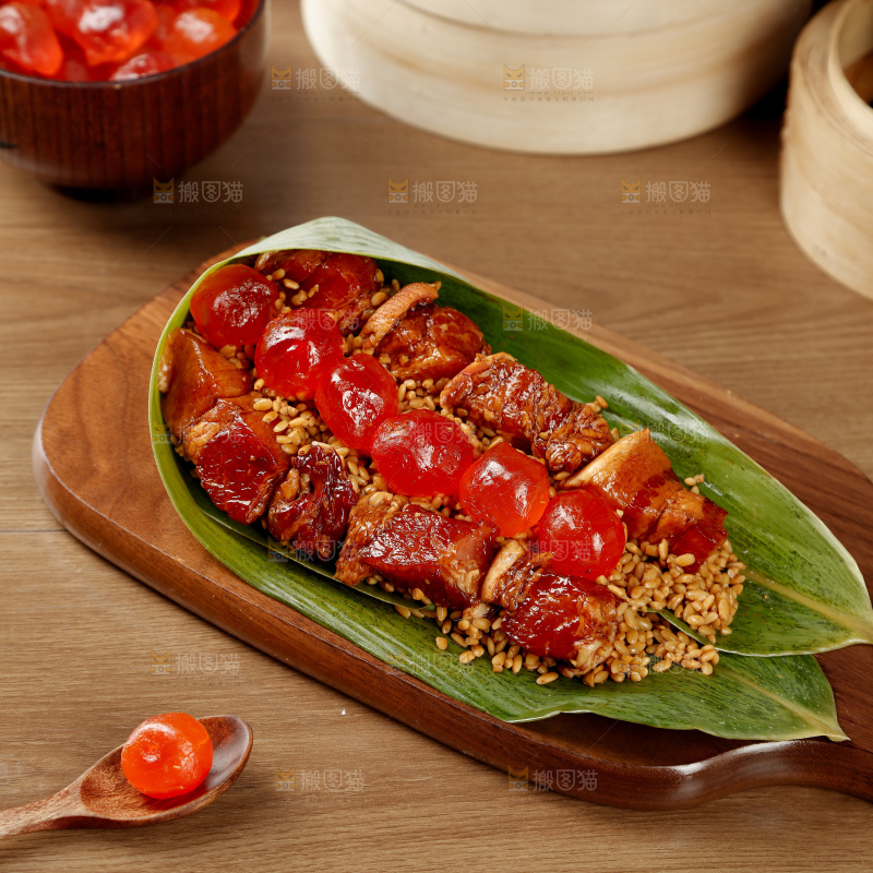 咸蛋黄肉粽