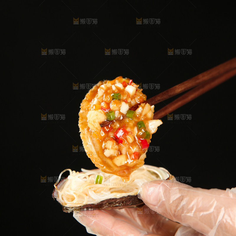 蒜蓉粉丝蒸鲍鱼