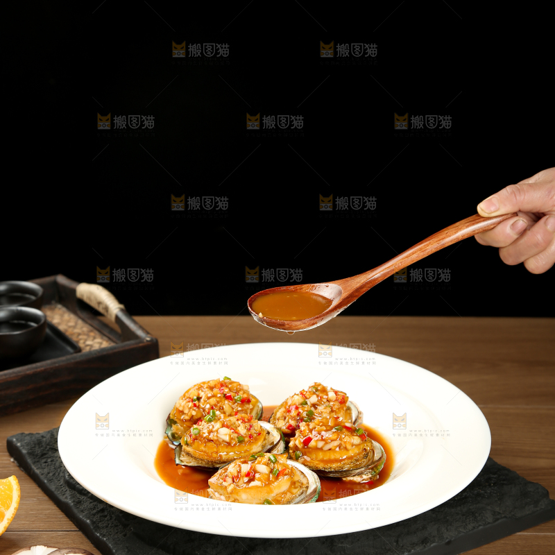 蒜蓉粉丝蒸鲍鱼
