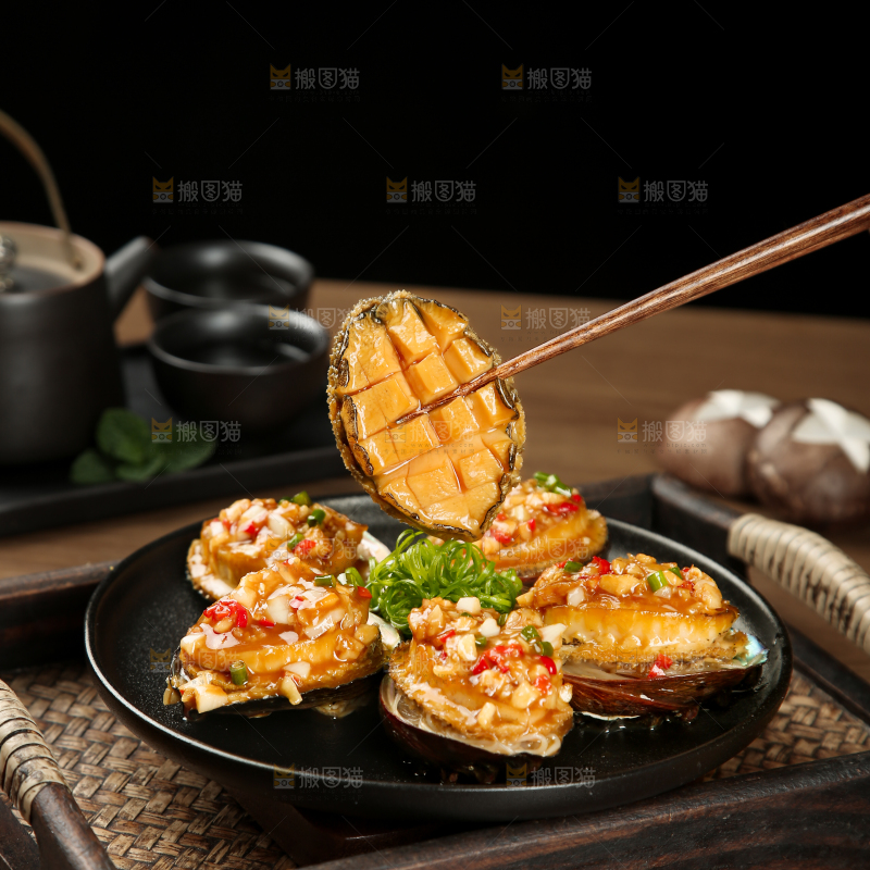 蒜蓉粉丝蒸鲍鱼