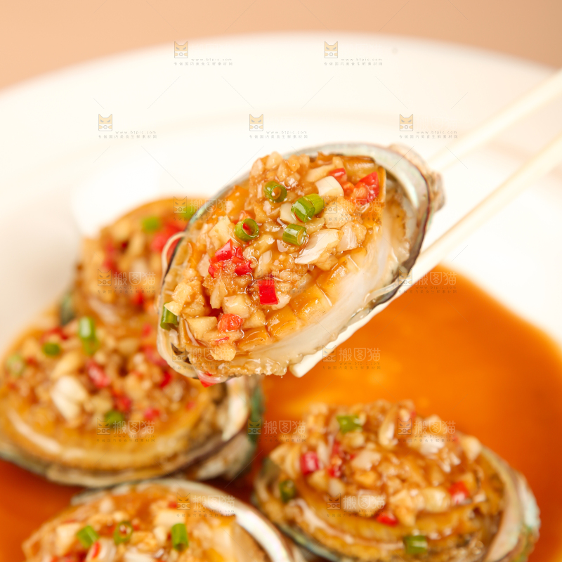 蒜蓉粉丝蒸鲍鱼
