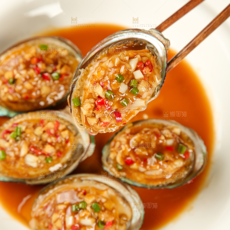 蒜蓉粉丝蒸鲍鱼