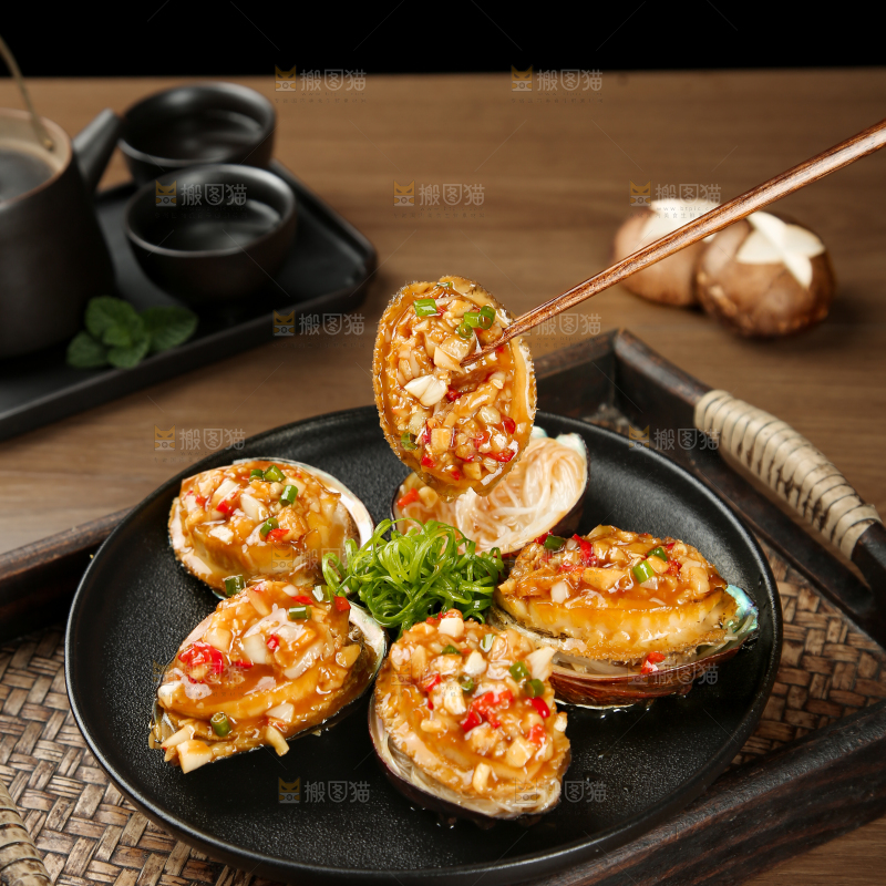 蒜蓉粉丝蒸鲍鱼