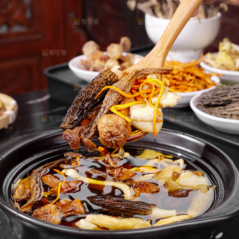 七彩菌菇包