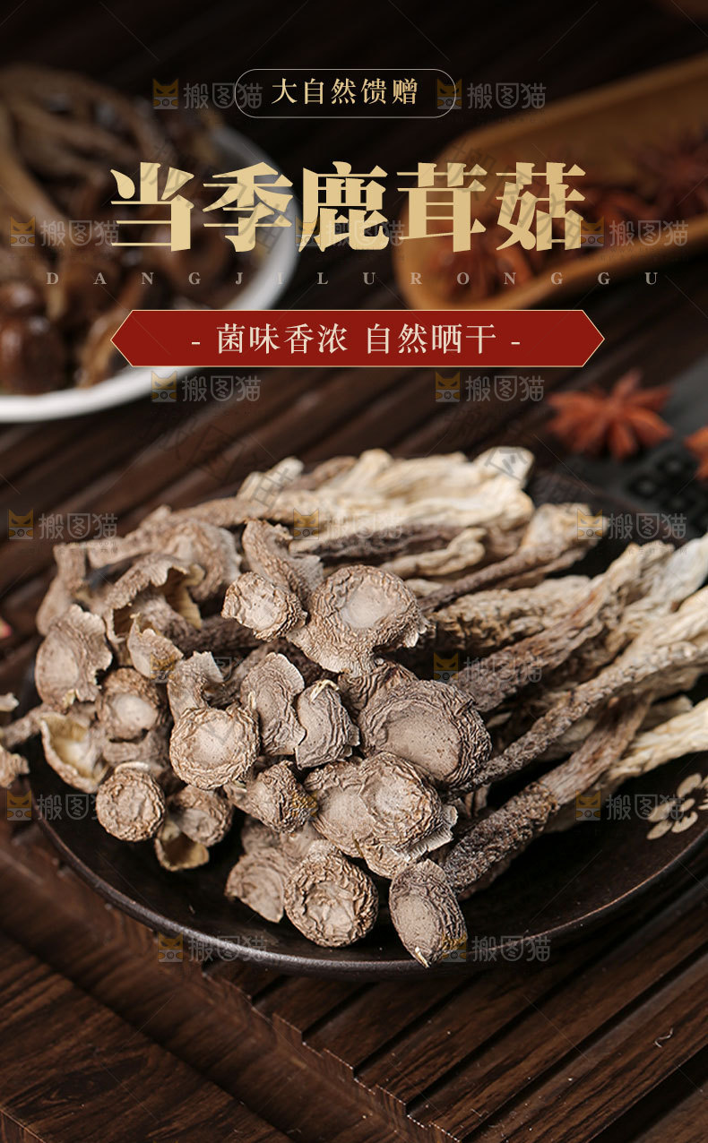 鹿茸菇详情页