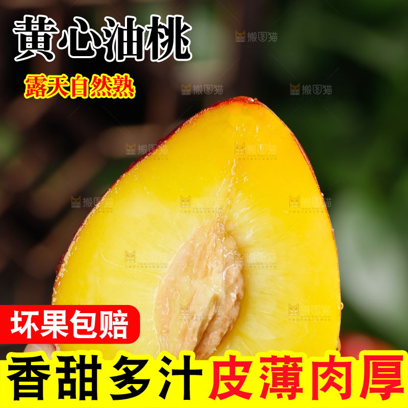 黄心油桃