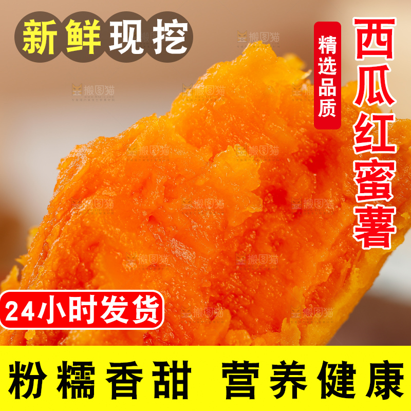西瓜红蜜薯