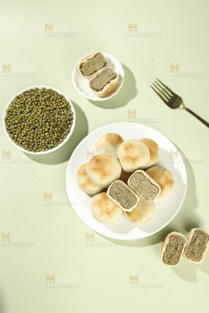冰皮绿豆饼