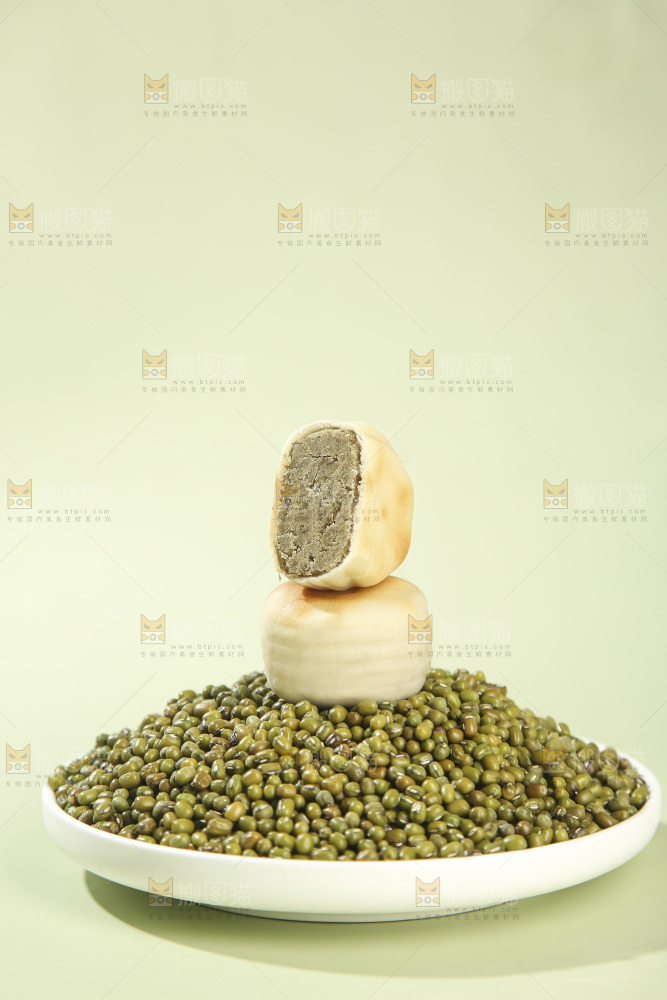冰皮绿豆饼