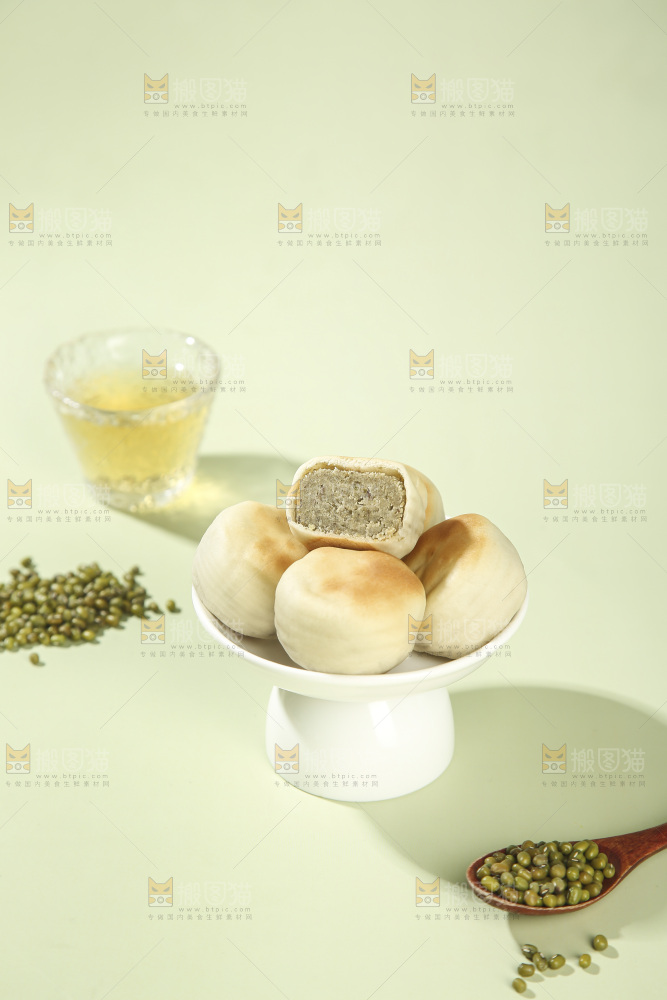 冰皮绿豆饼