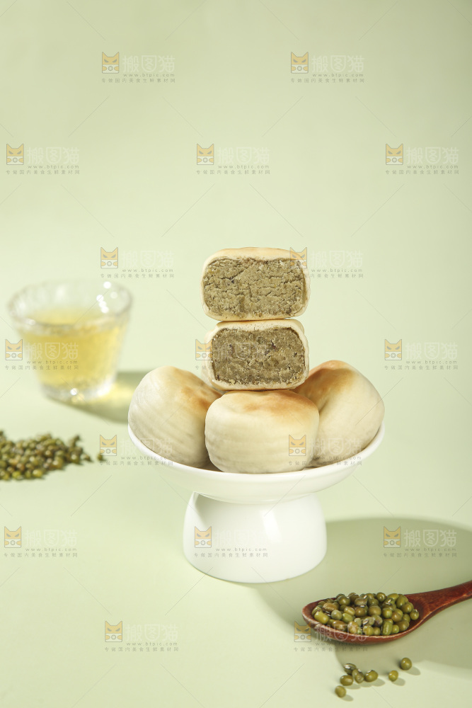 冰皮绿豆饼