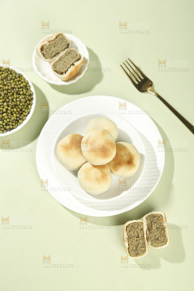 冰皮绿豆饼