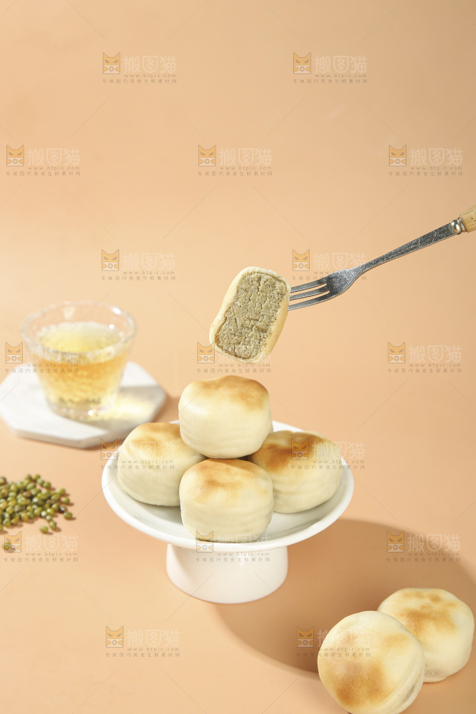 冰皮绿豆饼